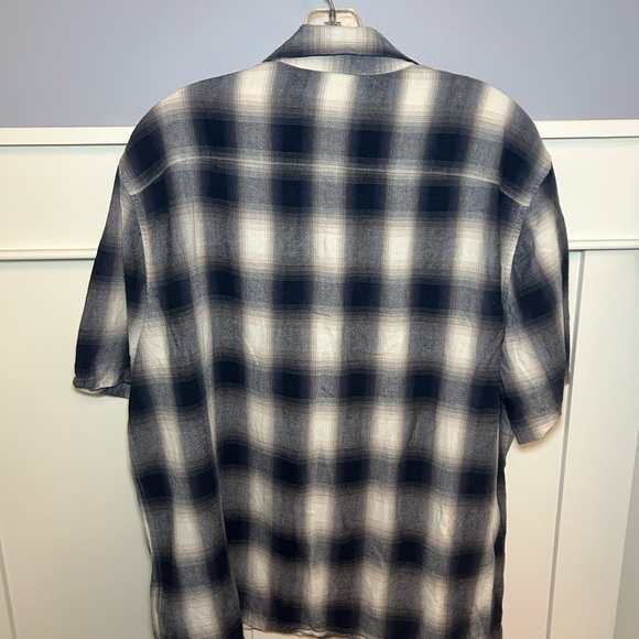 All Saints flannel short sleeve button up - Picture 2 of 8